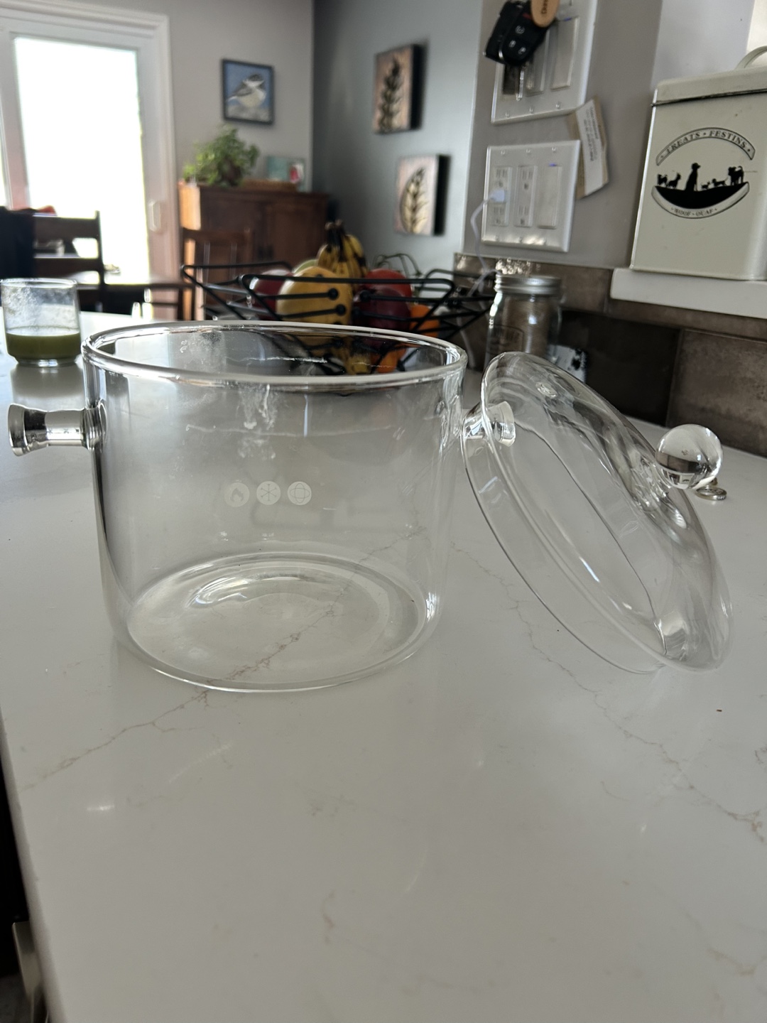 1.4L Glass Cooking Pot with Lid - photo 2