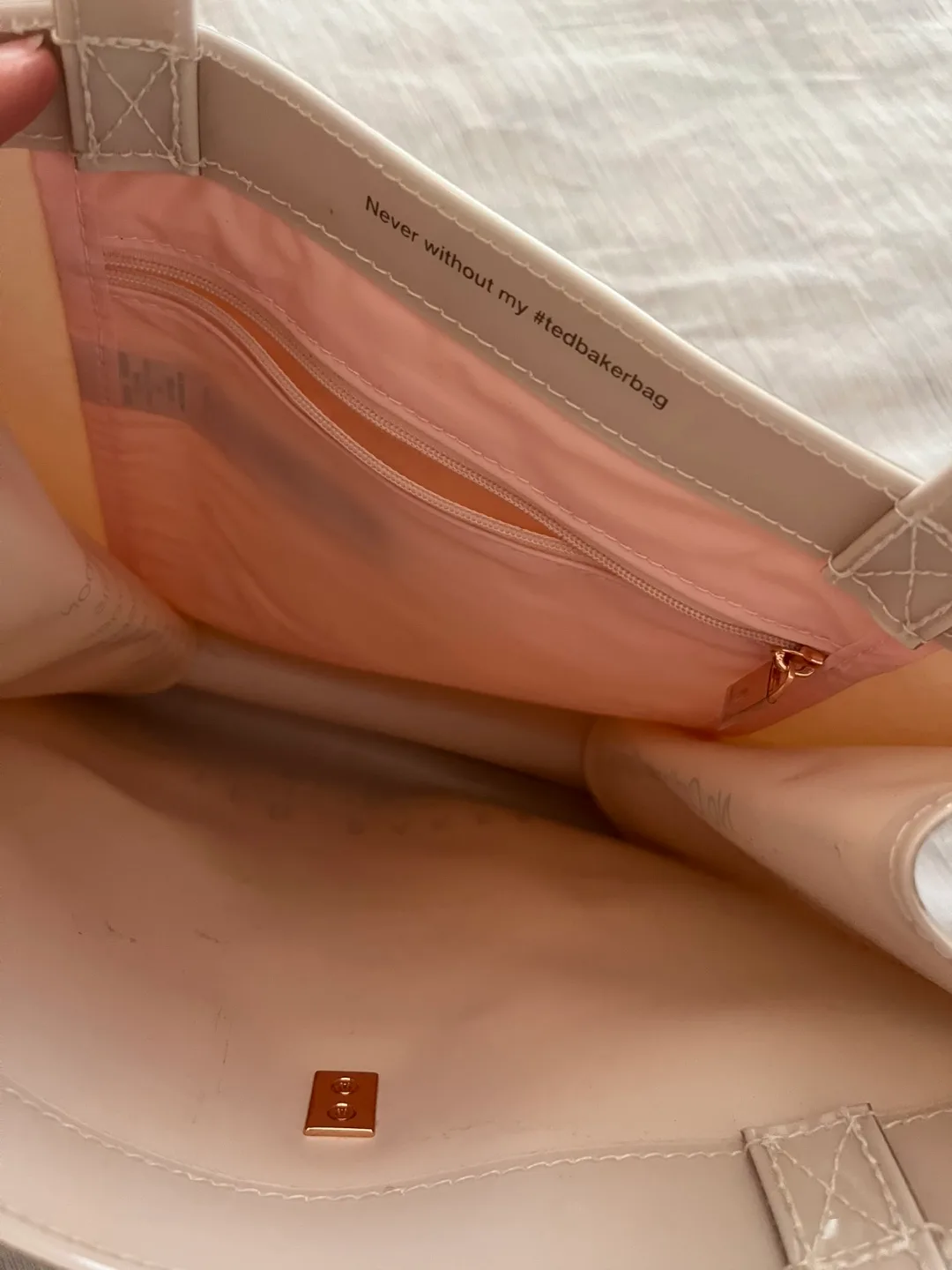 Ted Baker London Cream Tote Bag image indicator(3)