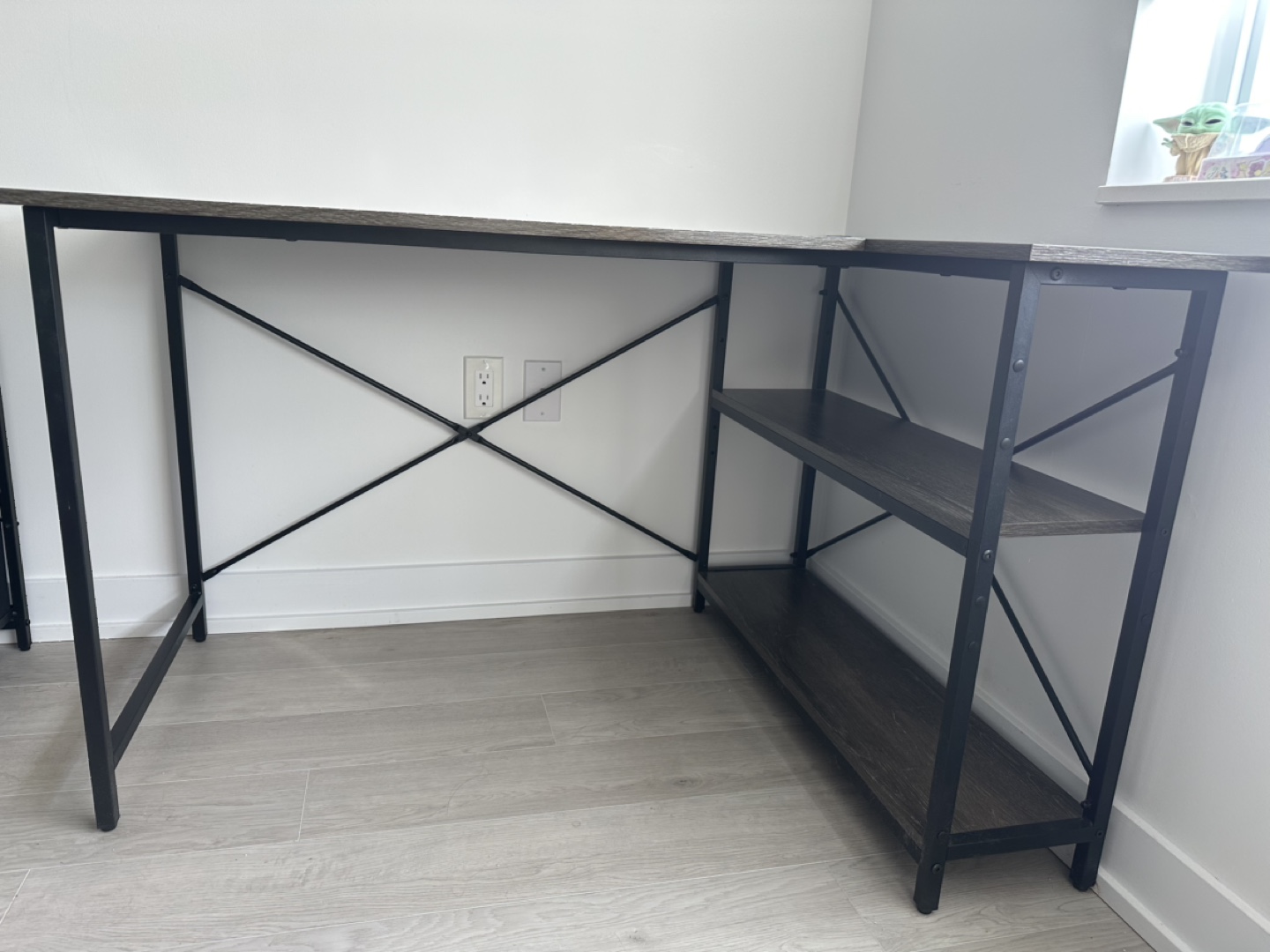 Corner Desk with Shelves - photo 3