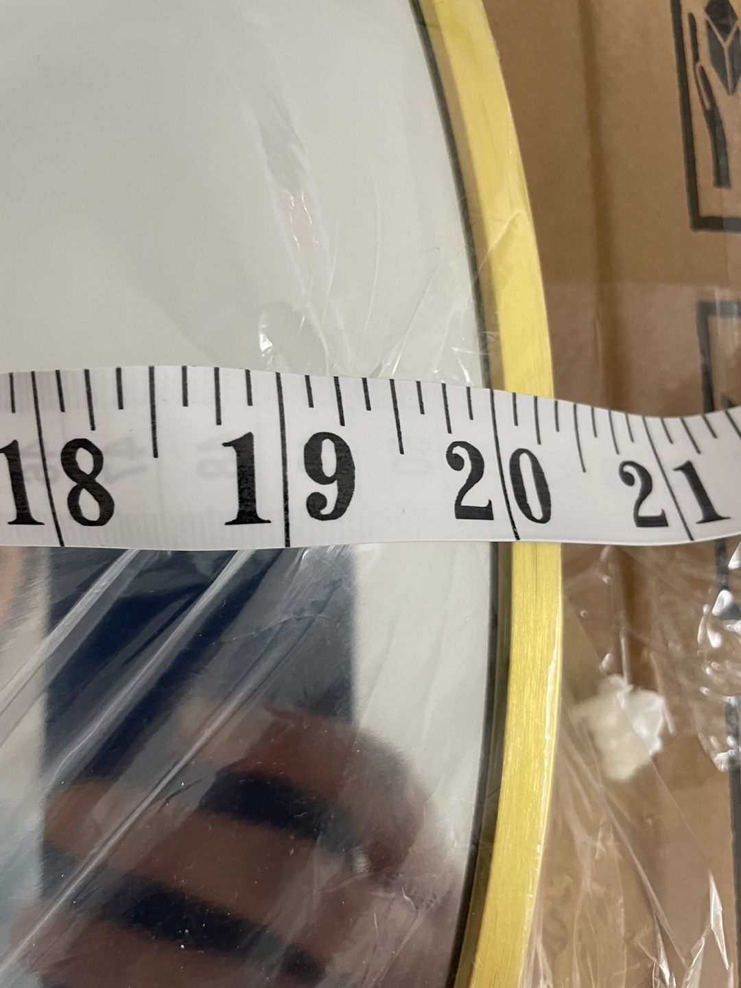 HARRITPURE 20" Gold Round Wall Mirror - photo 4