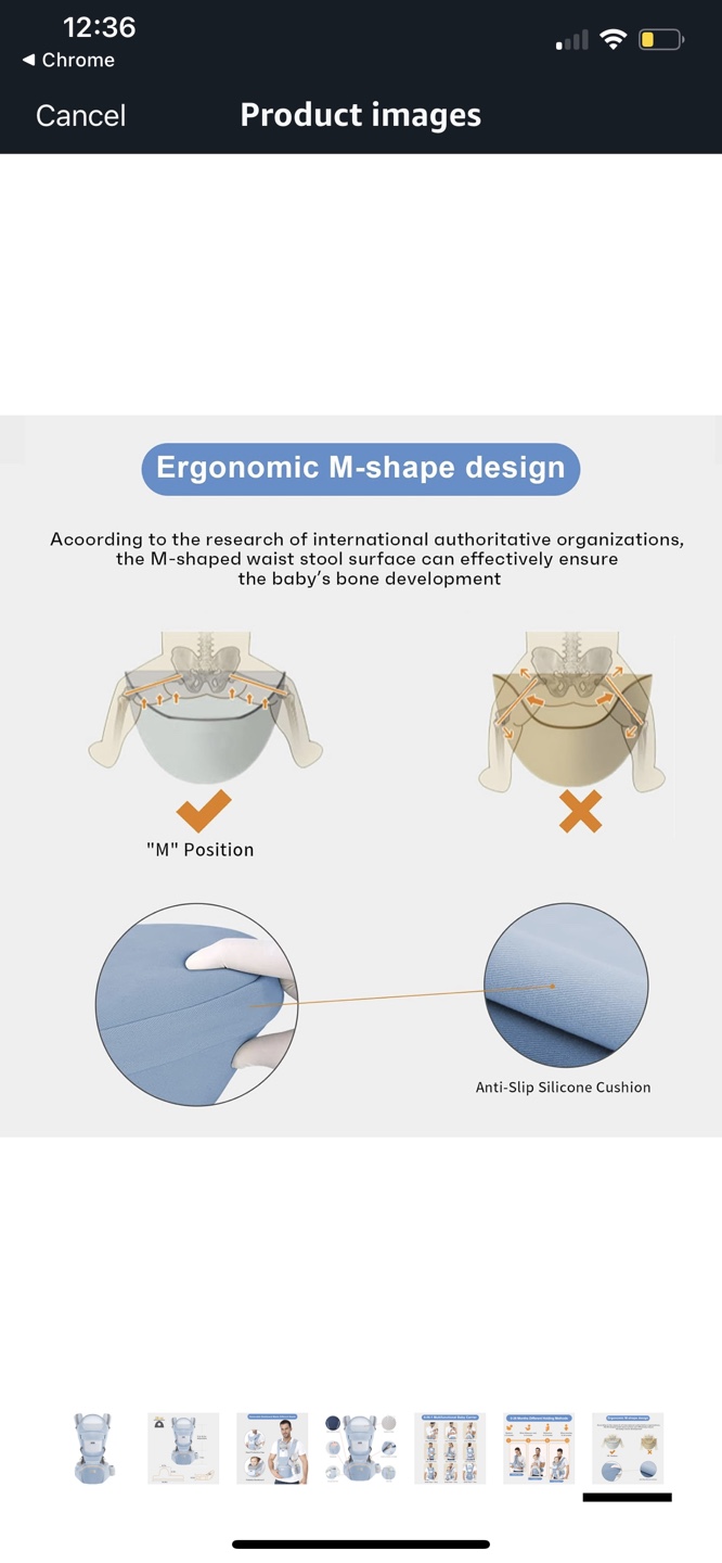 Baby Carrier - Adjustable Ergonomic Design - photo 5