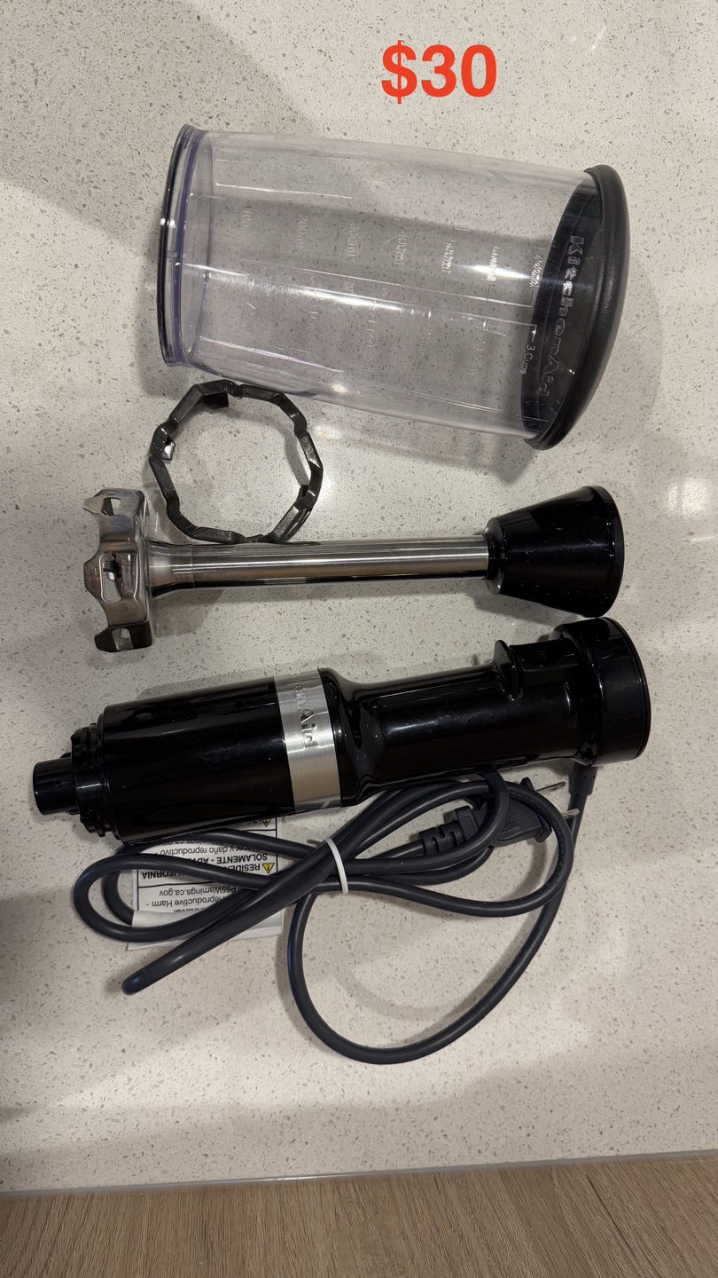 KitchenAid Immersion Blender - Urgent move out sale