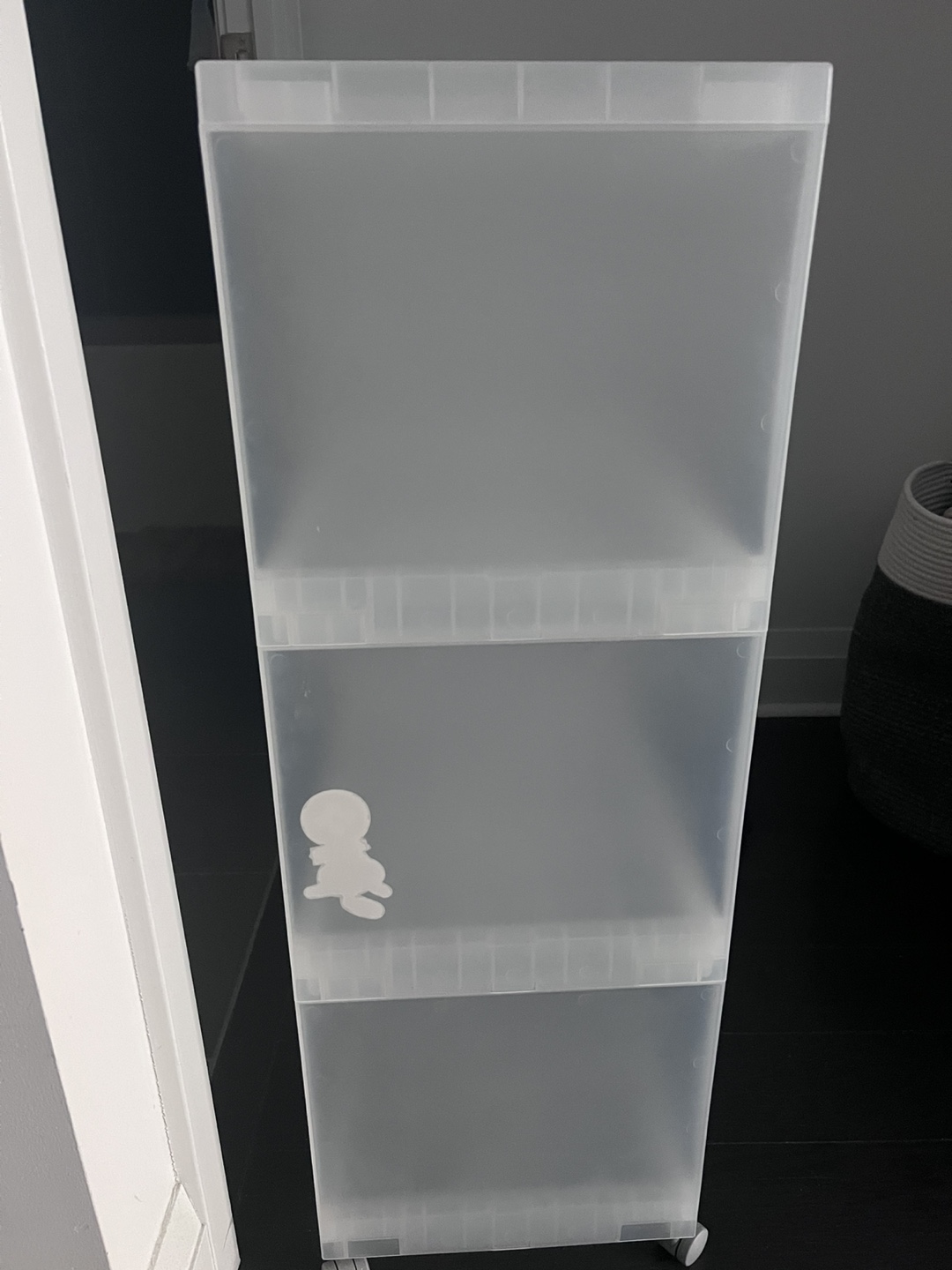 MUJI 3-Tier Rolling Storage Organizer with casters - photo 2