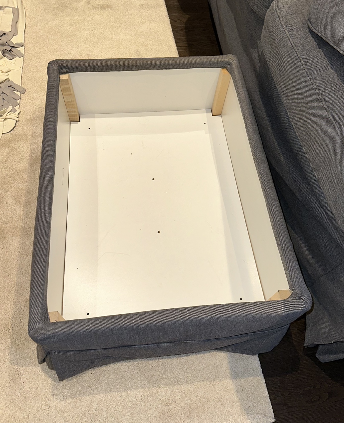 Grey Couch With Ottoman For Sale - photo 3