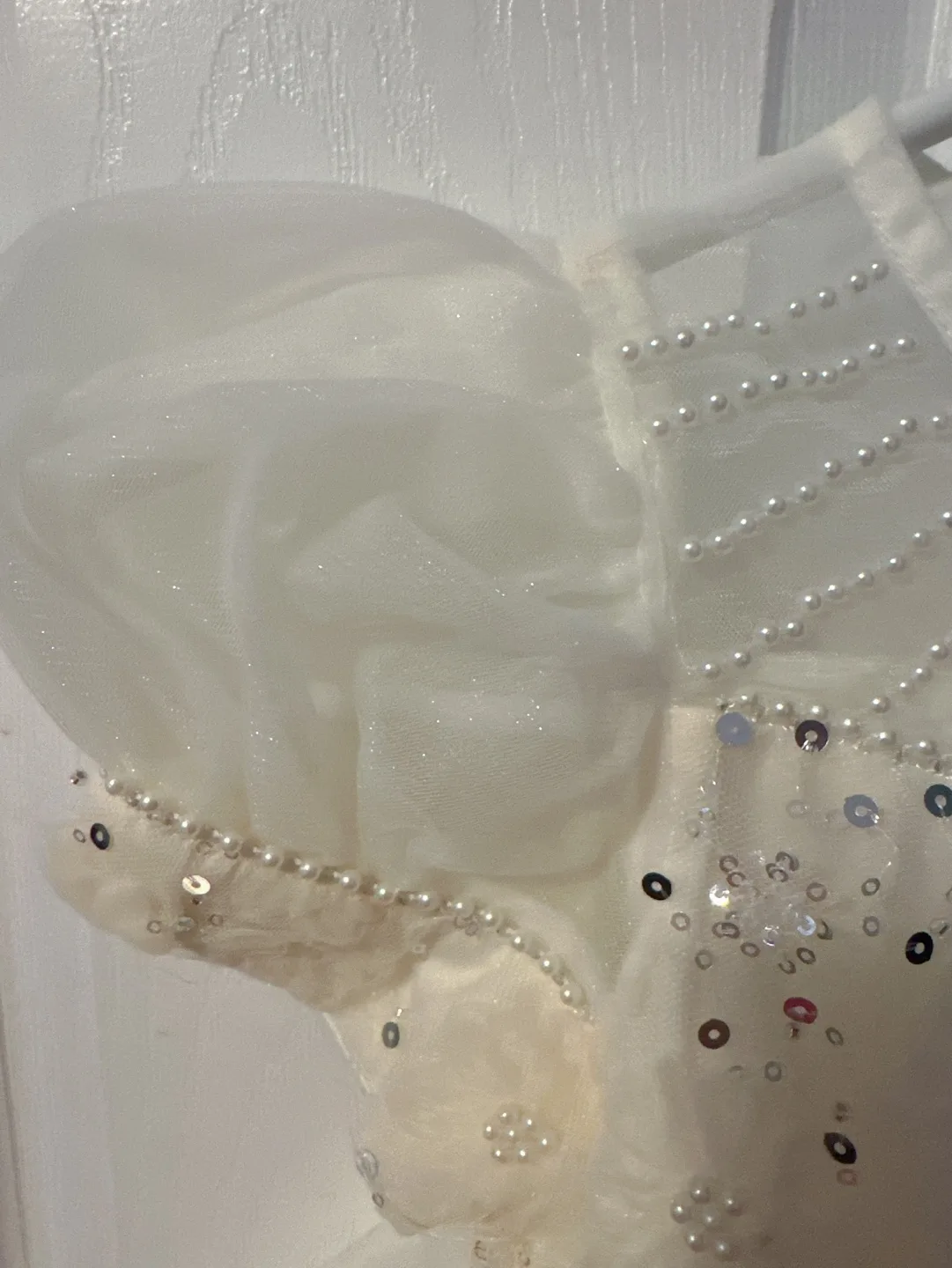 Girls' Beaded and Sequined Tulle Party Dress image indicator(4)