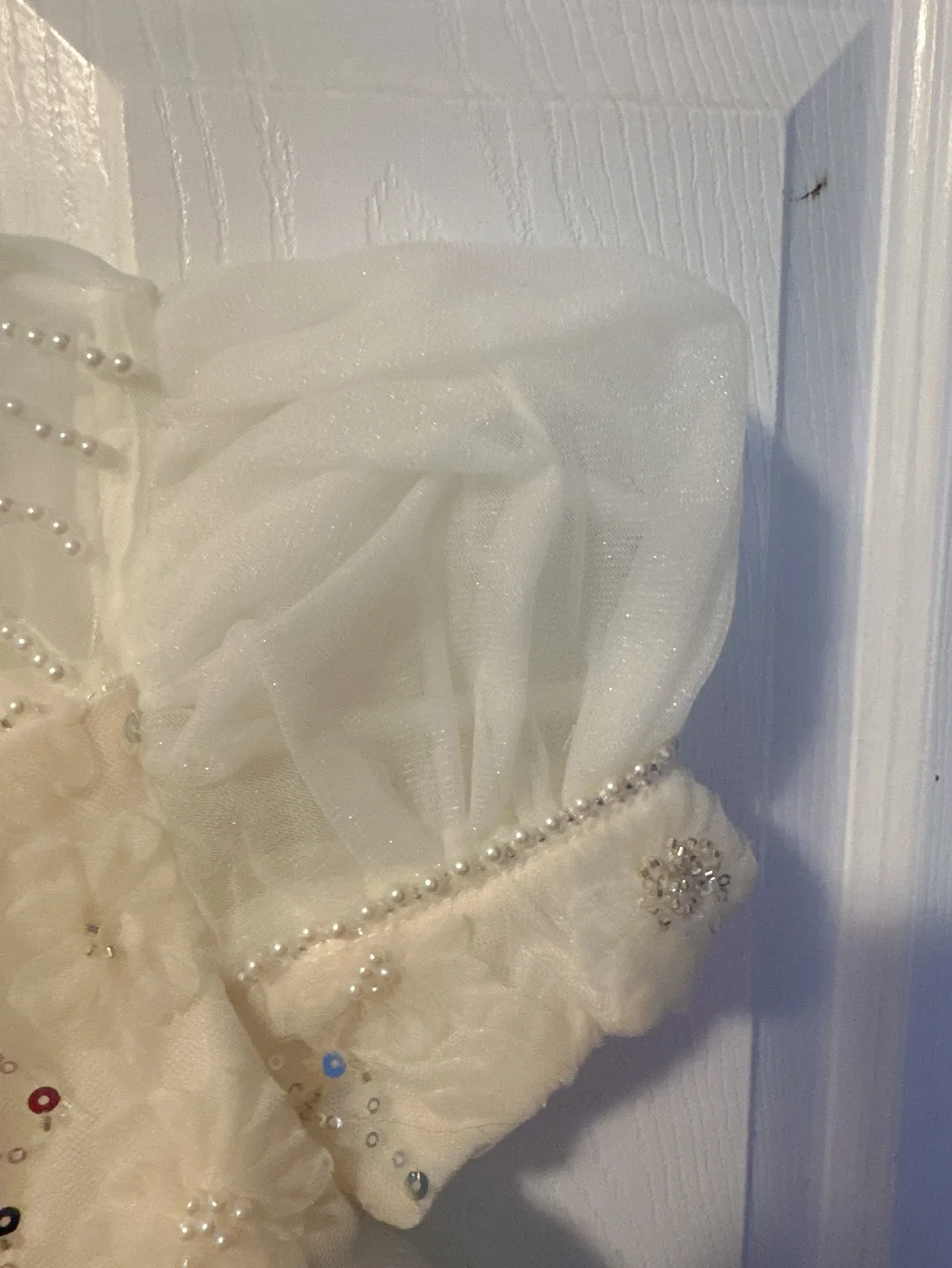 Girls' Beaded and Sequined Tulle Party Dress image indicator(5)