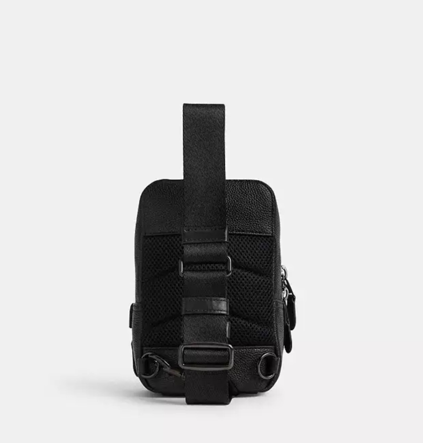 Coach Men's Black Leather Sling Bag - photo 3