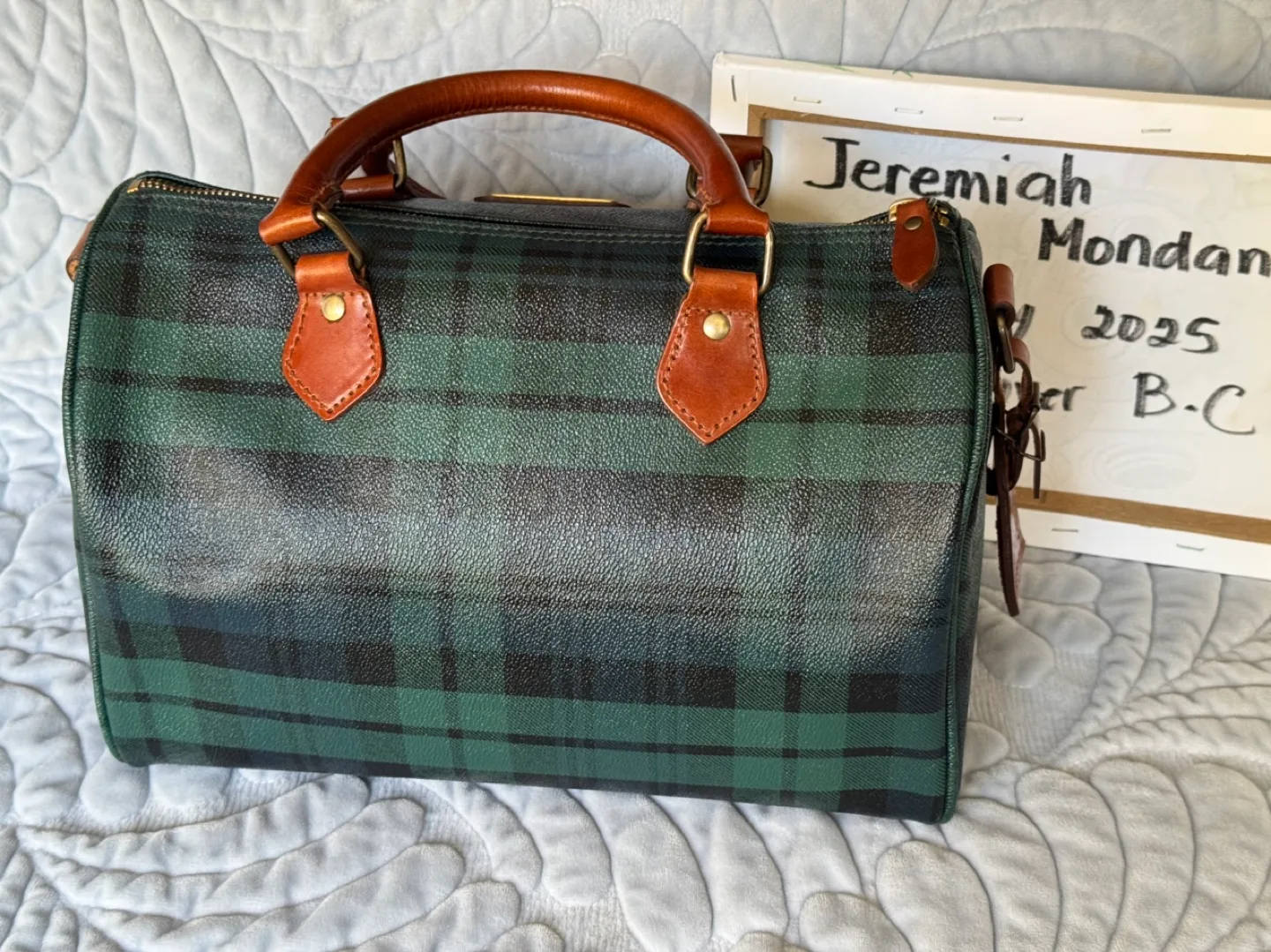 Polo Ralph Lauren Plaid boston bag image indicator(4)