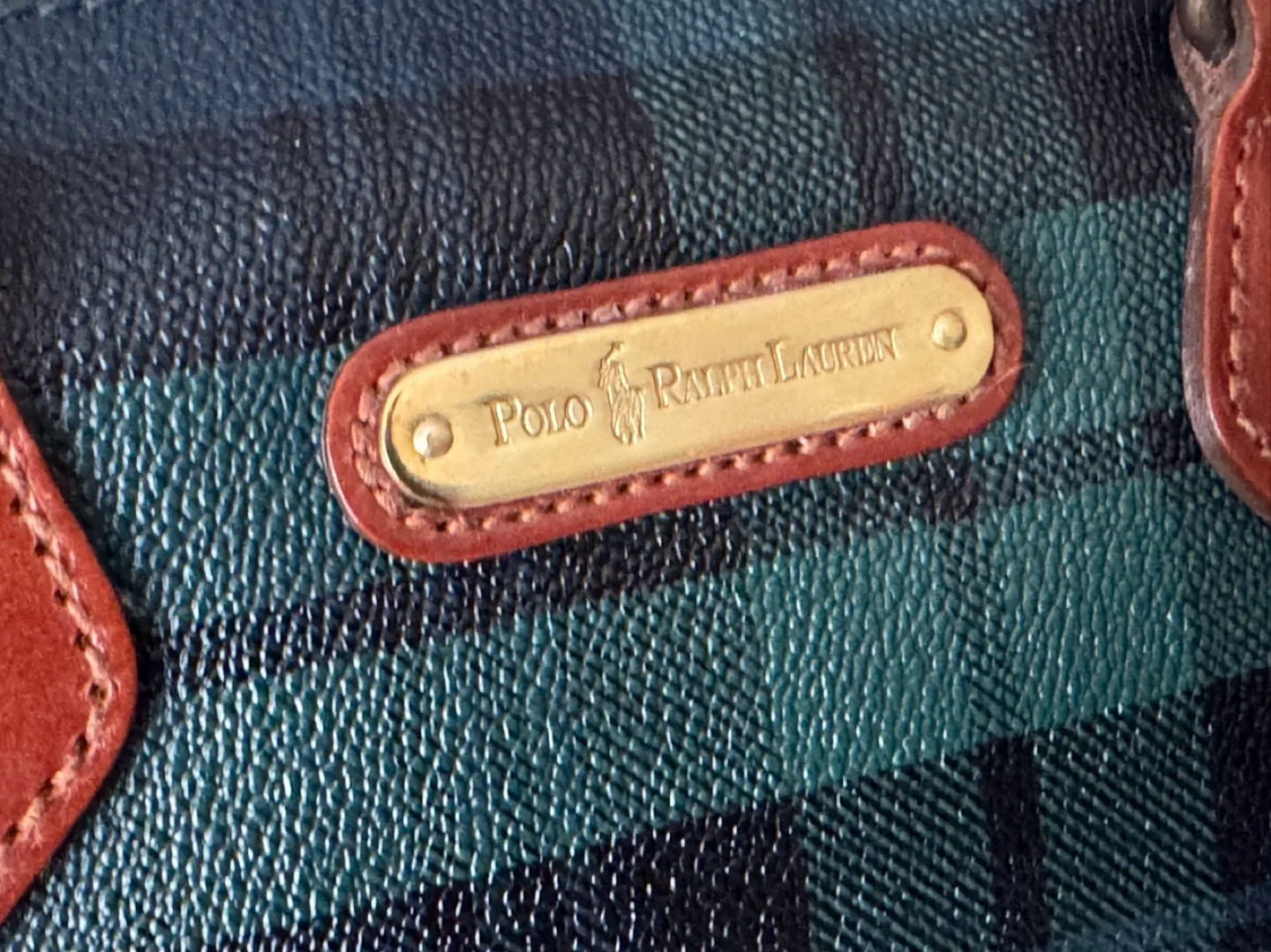 Polo Ralph Lauren Plaid boston bag image indicator(3)