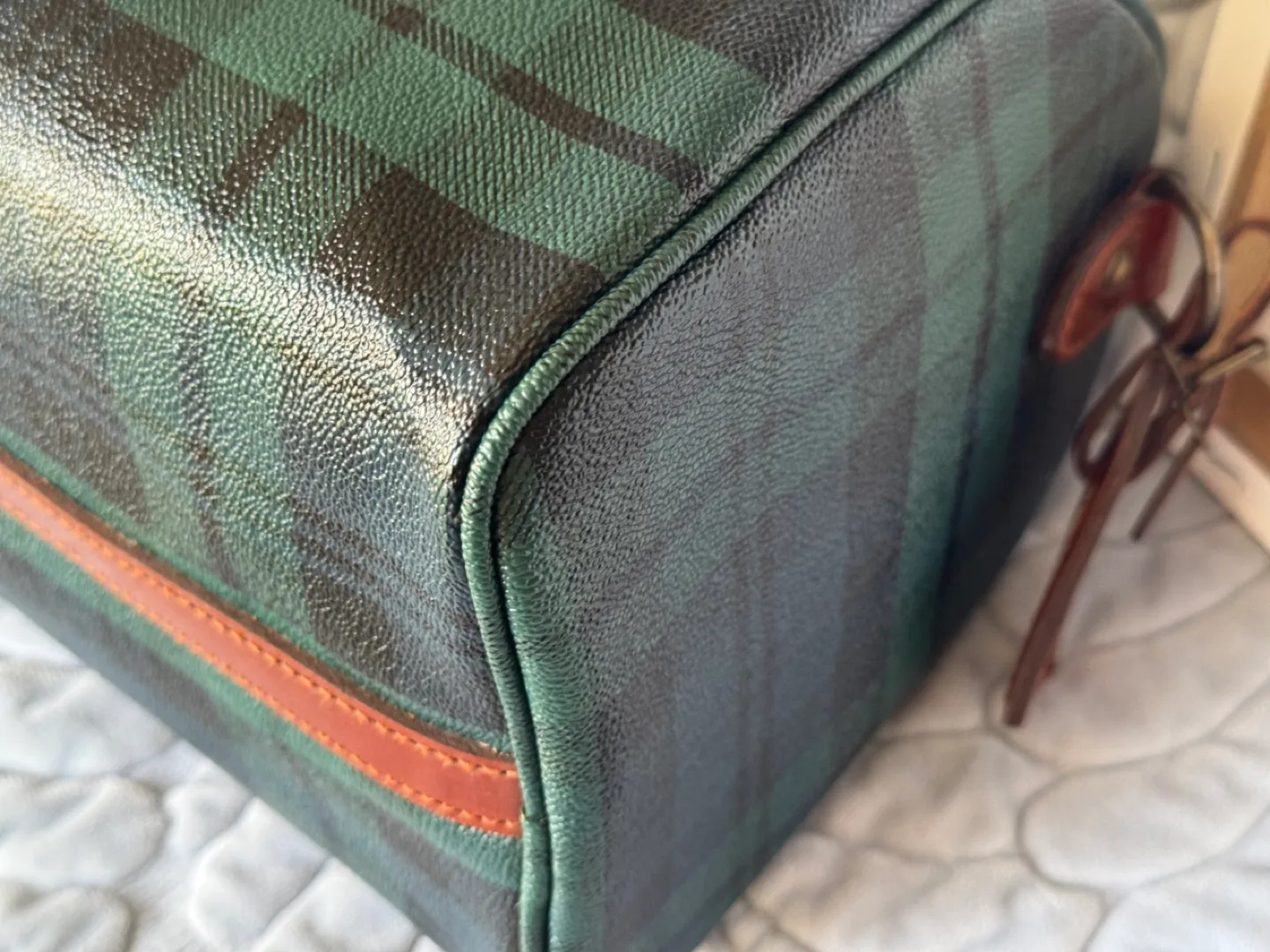 Polo Ralph Lauren Plaid boston bag image indicator(9)