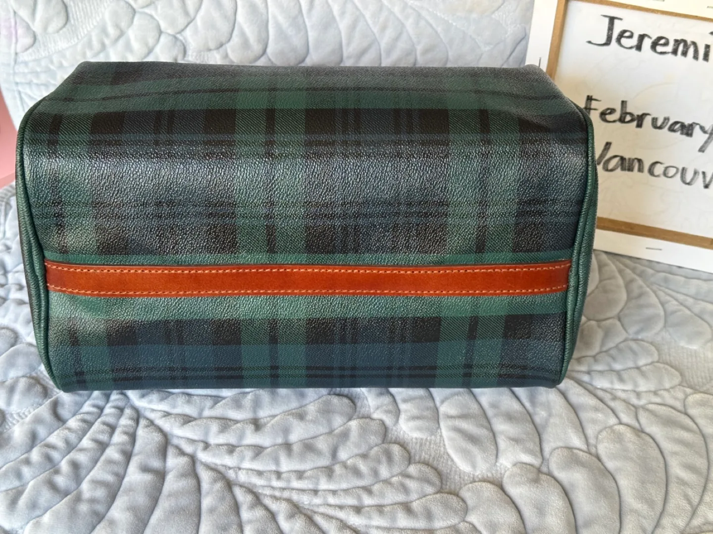 Polo Ralph Lauren Plaid boston bag image indicator(8)