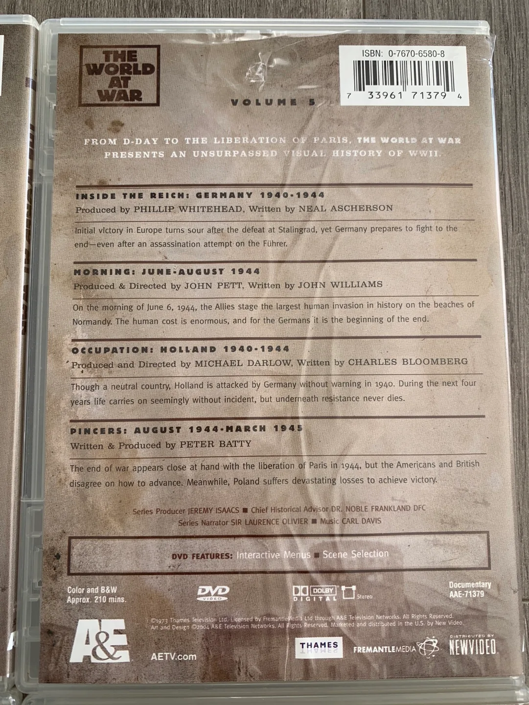 The World at War DVD Collection (Volume 3, 5, 6 and 8 available) image indicator(4)