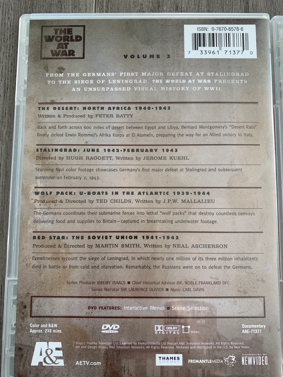 The World at War DVD Collection (Volume 3, 5, 6 and 8 available) image indicator(3)