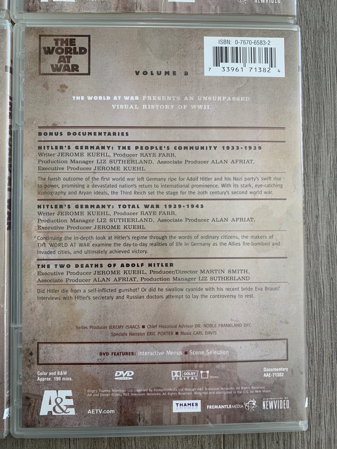 The World at War DVD Collection (Volume 3, 5, 6 and 8 available) image indicator(5)