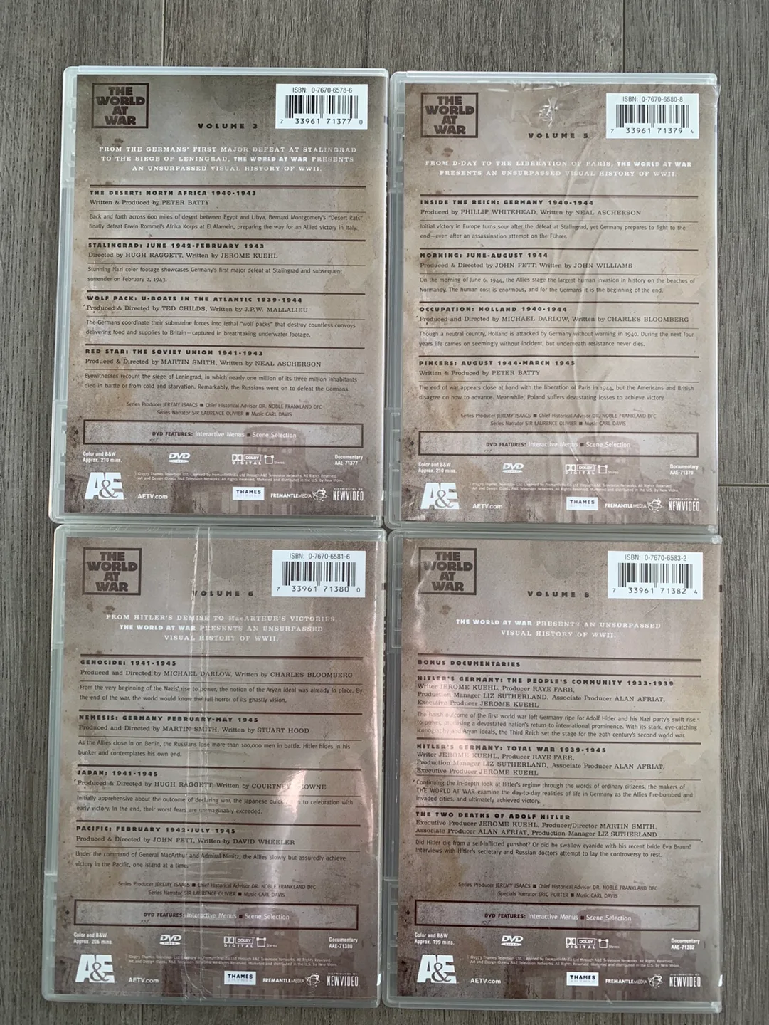 The World at War DVD Collection (Volume 3, 5, 6 and 8 available) image indicator(2)