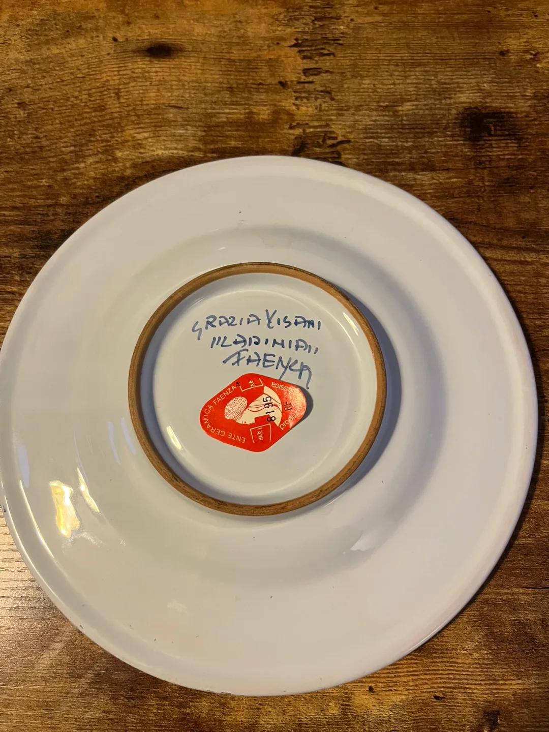 Vintage Italian Hand-Painted Ashtray image indicator(2)