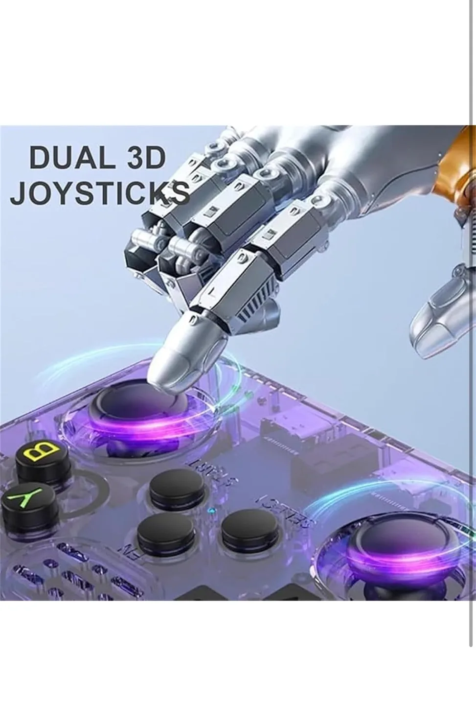 Keyboy Game Console Built in 20000 Games, Purple 128GB image indicator(4)