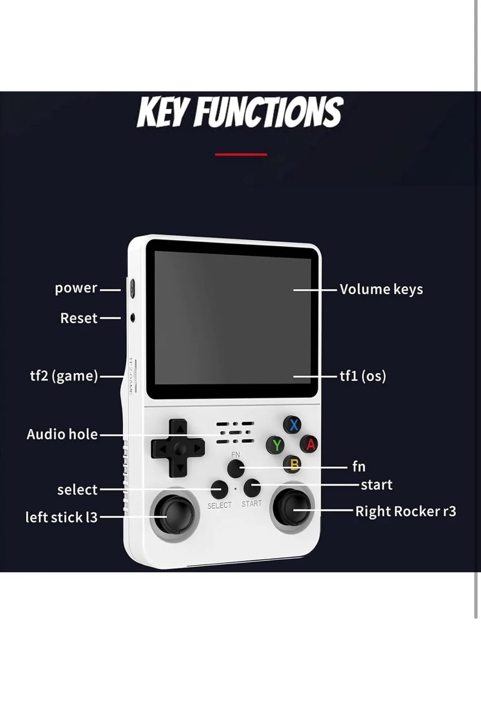 Keyboy Game Console Built in 20000 Games, Purple 128GB image indicator(3)