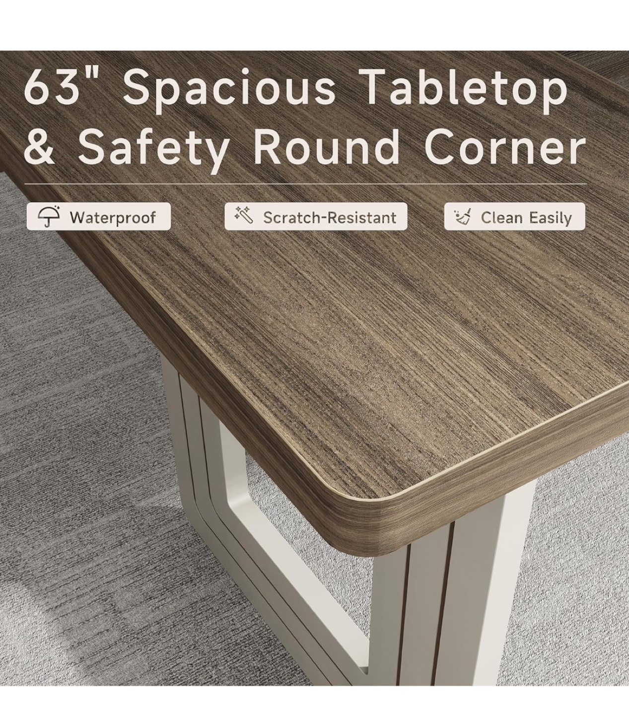 Ebern Designs Georden Farmhouse Rectangular Dining Table - photo 3