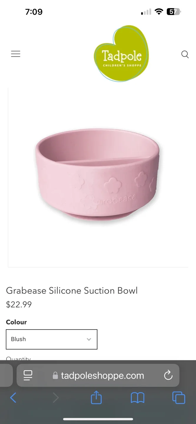 Grabease Silicone Suction Bowl - Blush Pink image indicator(3)