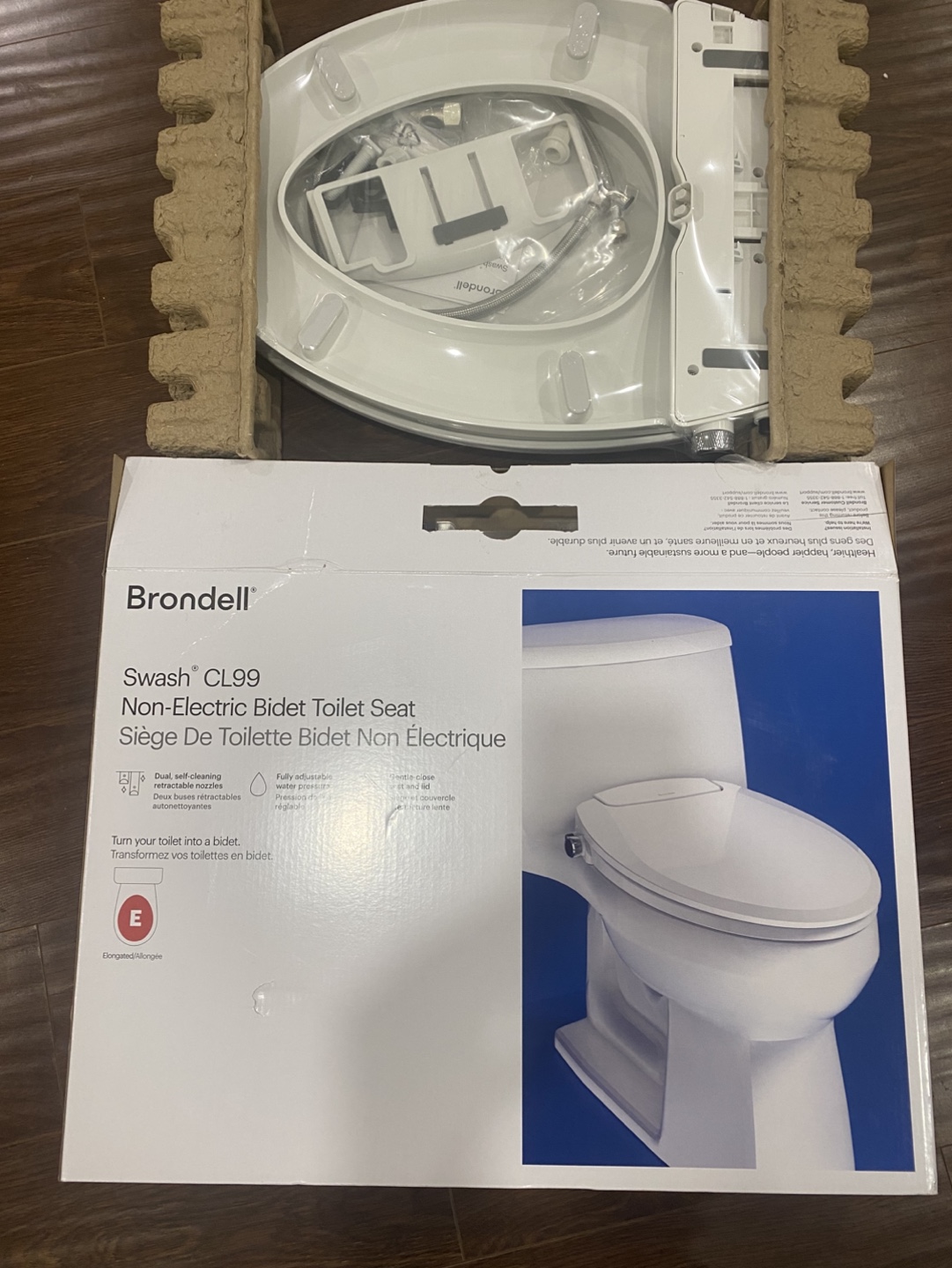 Brondell Swash CL99 Non-Electric Bidet Toilet Seat - photo 2