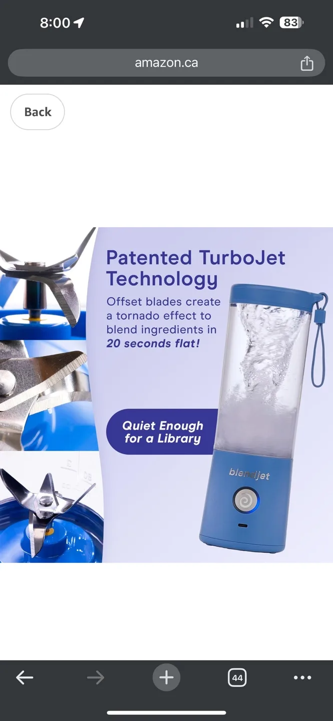 BlendJet 2 Portable Blender - Turquoise image indicator(5)