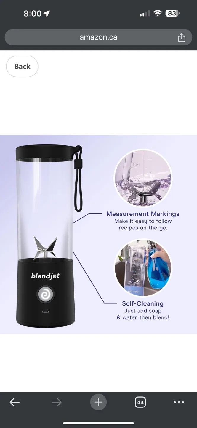 BlendJet 2 Portable Blender - Turquoise image indicator(2)