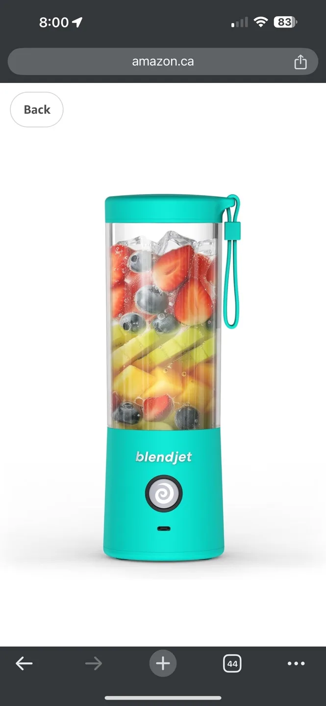 BlendJet 2 Portable Blender - Turquoise image indicator(4)