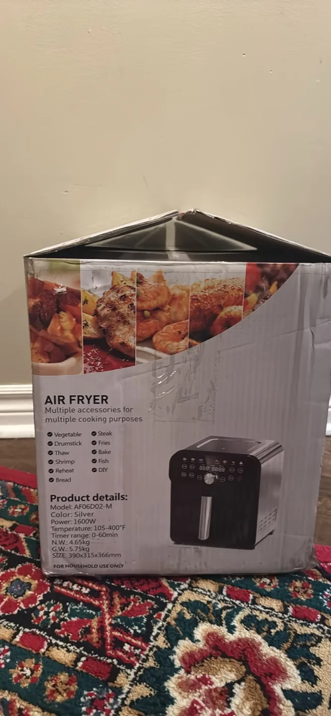 Brand New Air Fryer AF06D02-M image indicator(3)