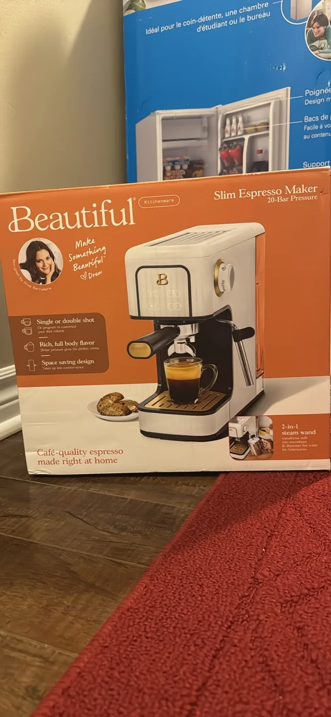 Beautiful Kitchenware Slim Espresso Maker - 20-Bar Pressure image indicator(2)