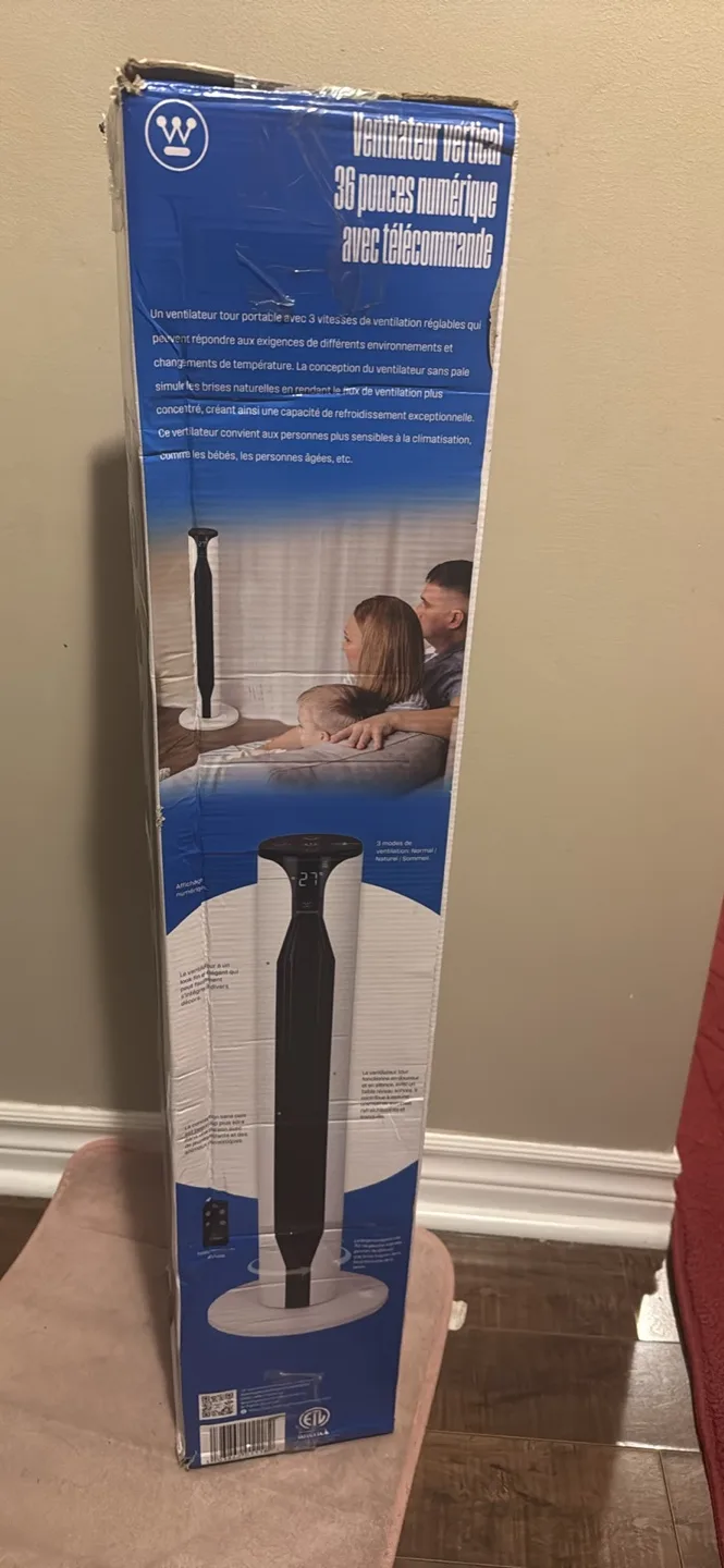 Westinghouse 36-inch Digital Tower Fan with Remote image indicator(2)