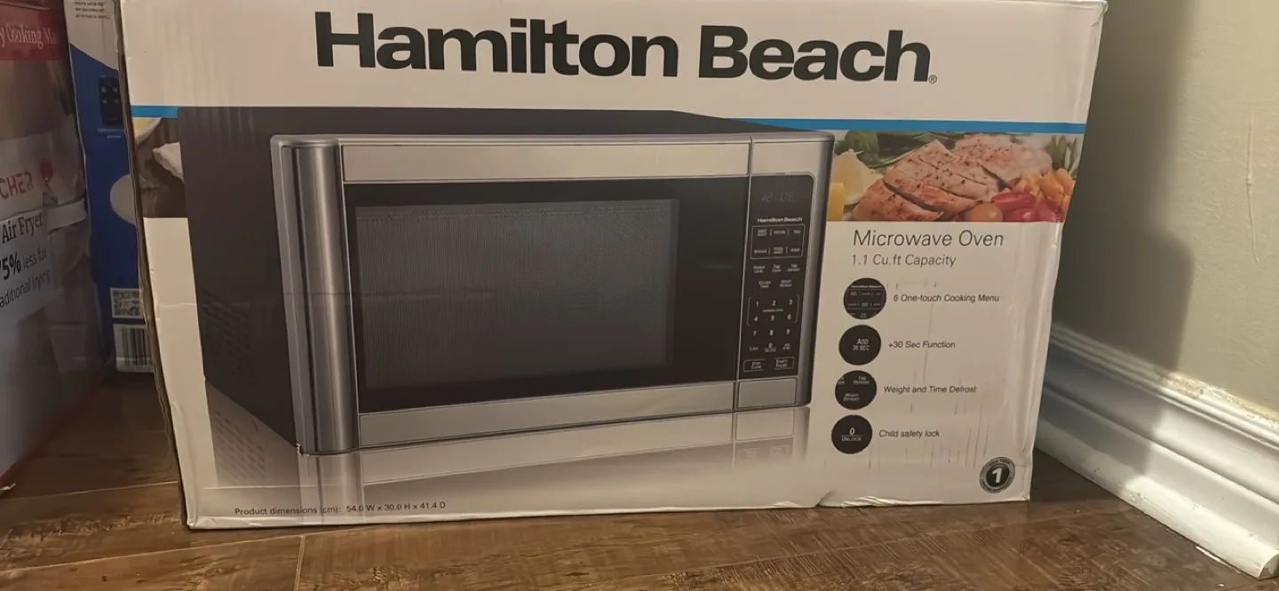 New Hamilton Beach 1.1 Cu. Ft. Microwave Oven image indicator(3)