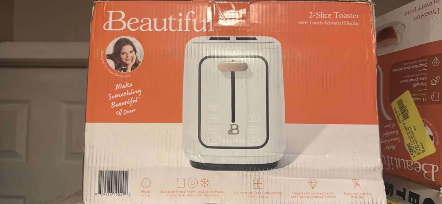 Beautiful 2-Slice Touchscreen Toaster by Drew Barrymore image indicator(2)