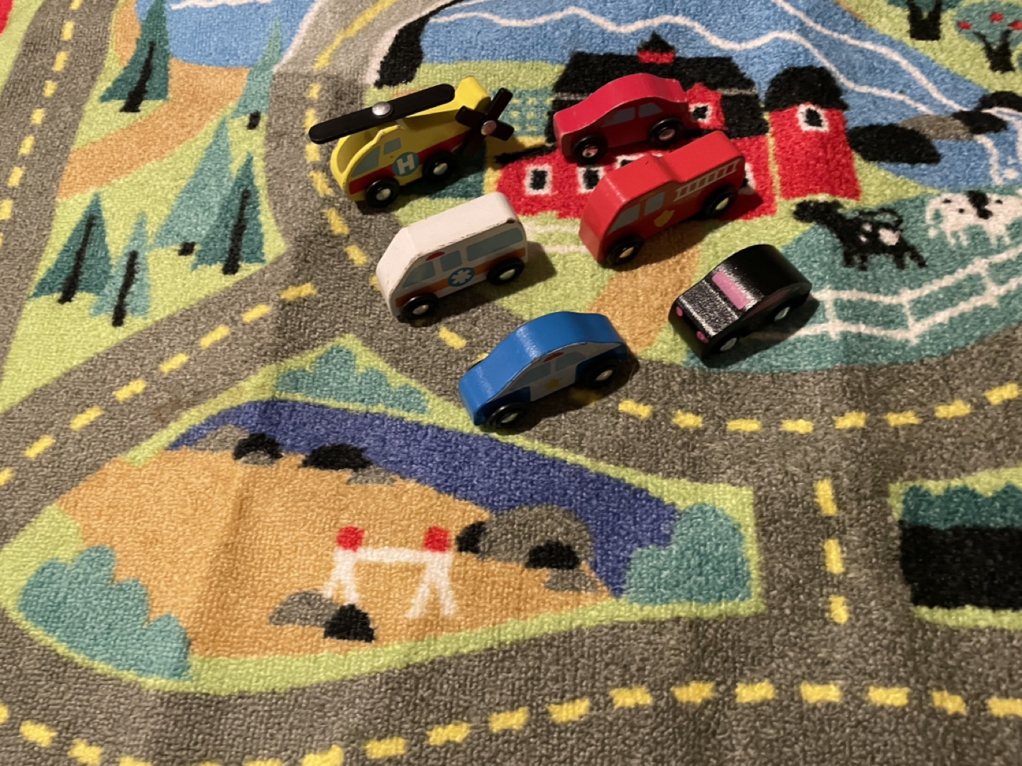 Melissa & Doug Playmat and Wooden Vehicles Set - photo 3