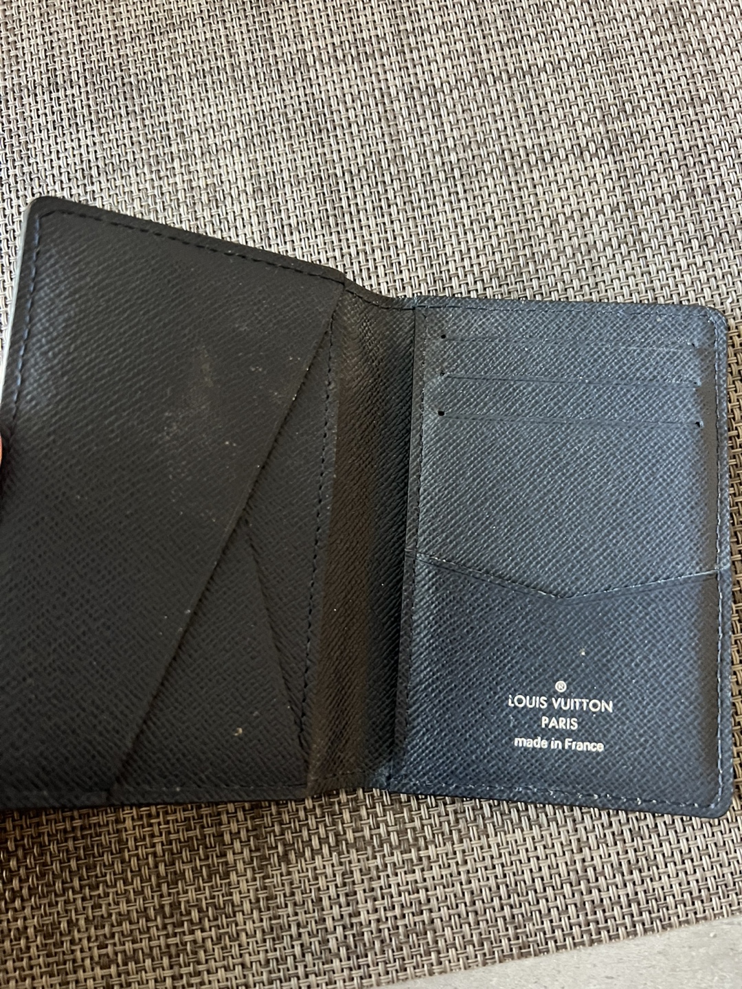 Louis Vuitton Black Leather Card Holder - photo 2