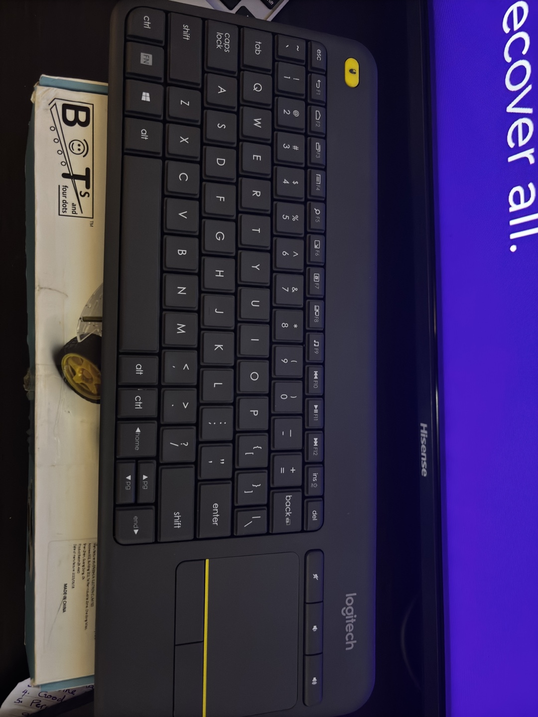 Logitech Wireless Keyboard with Touchpad