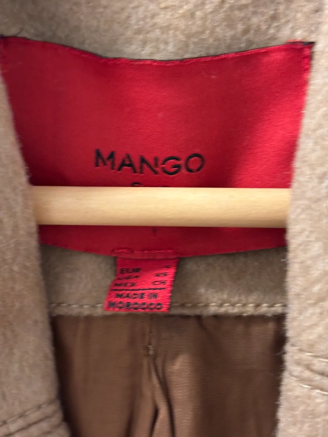 MANGO Belted Wool Coat image indicator(2)
