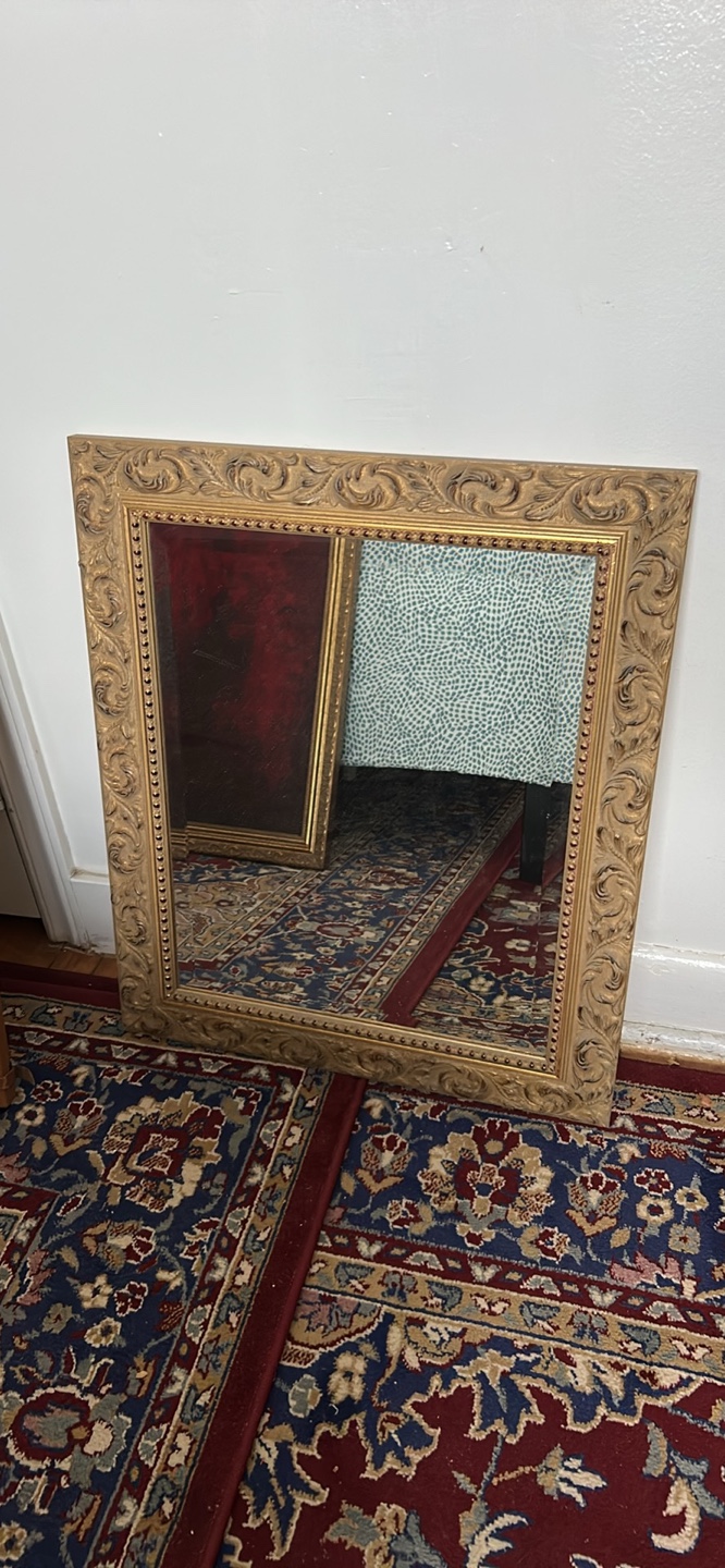 Ornate Gold Framed Mirror