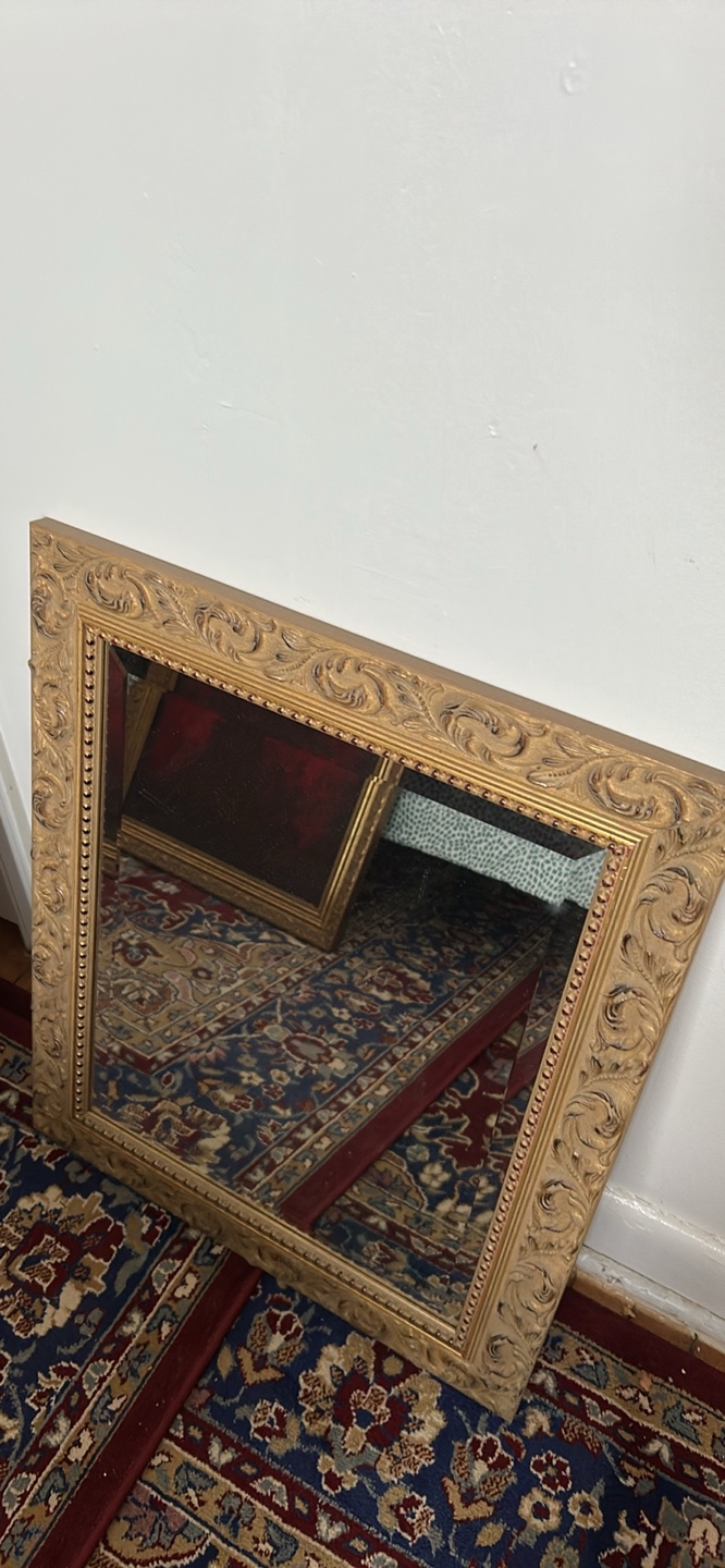 Ornate Gold Framed Mirror - photo 3