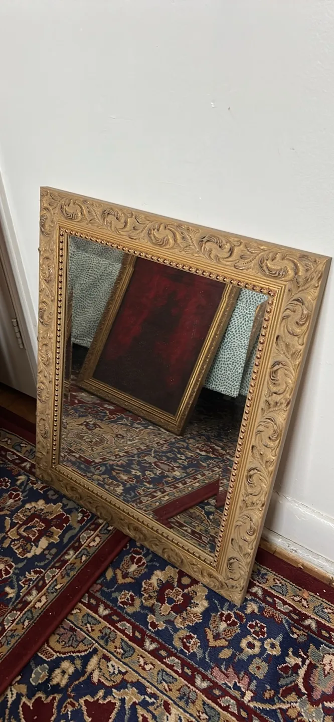 Ornate Gold Framed Mirror image indicator(5)