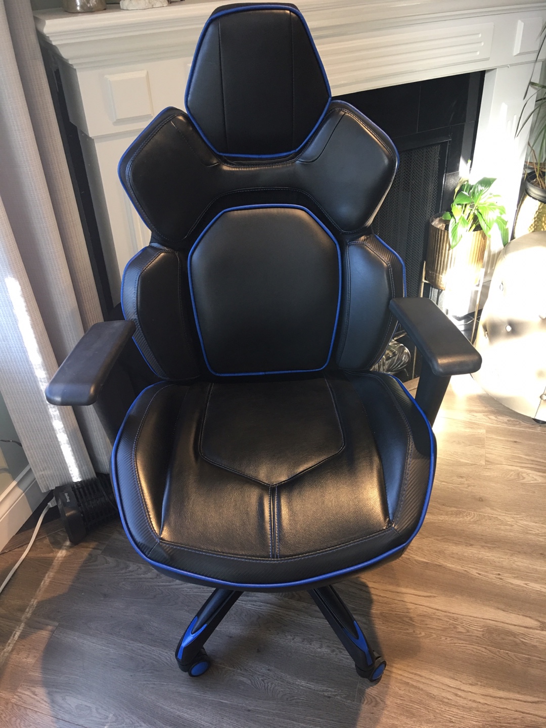 Gaming Chair - Black and Blue