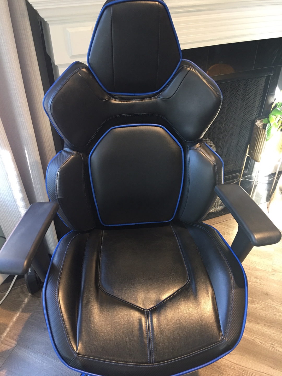 Gaming Chair - Black and Blue - photo 5