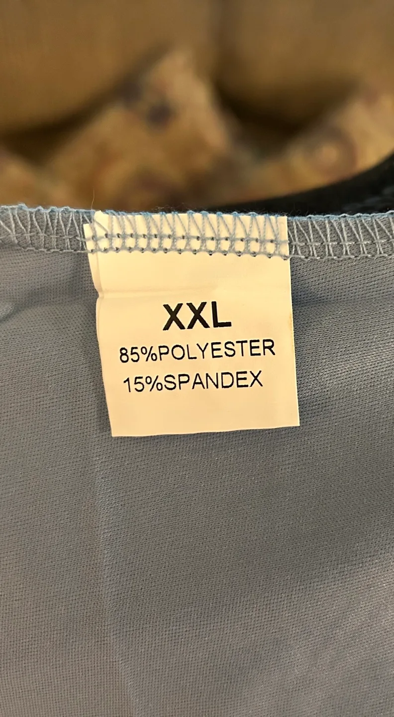 ✨✨Women's XXL Floral Blouse - Sheer Overlay image indicator(5)