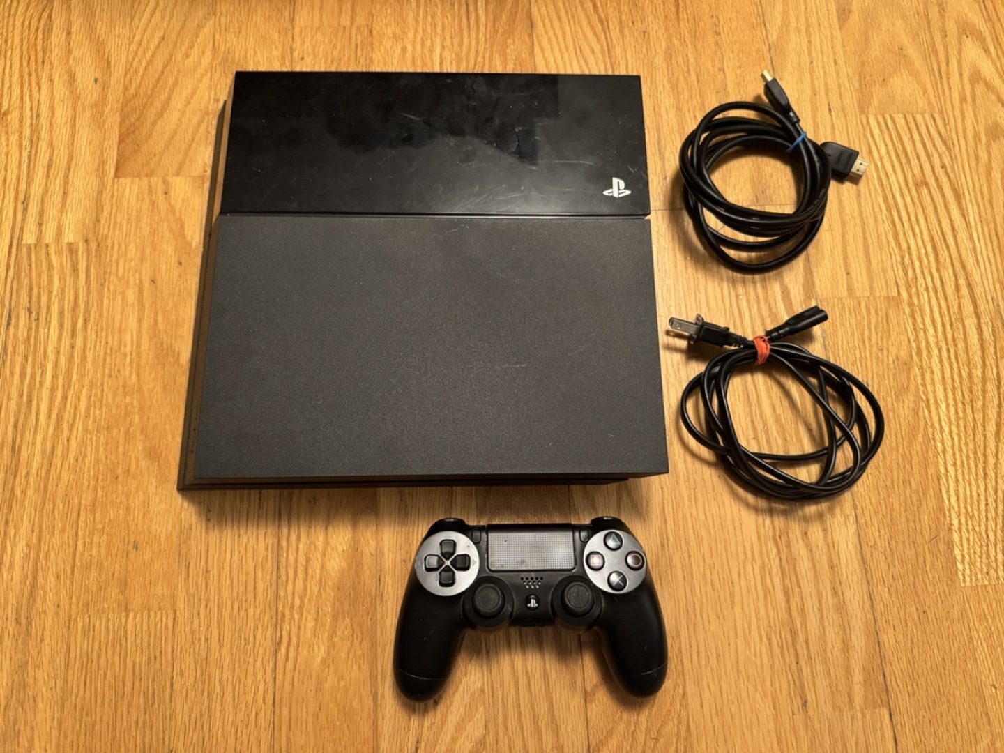 PlayStation 4 with Controller and Cables