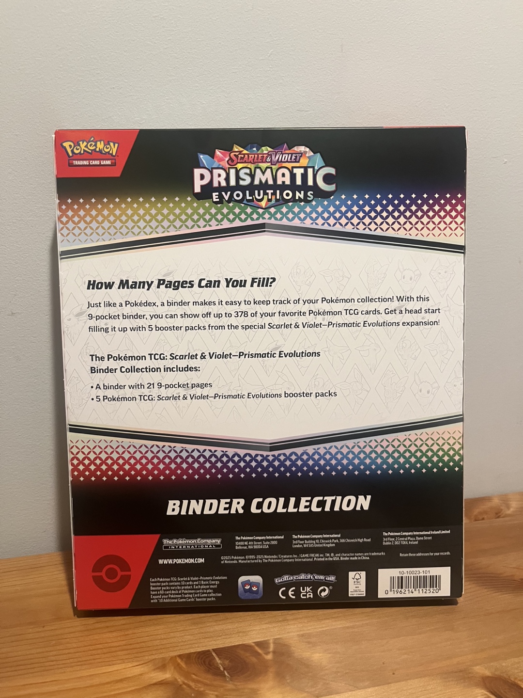 Pokemon Prismatic Evolutions Binder Collection - photo 2