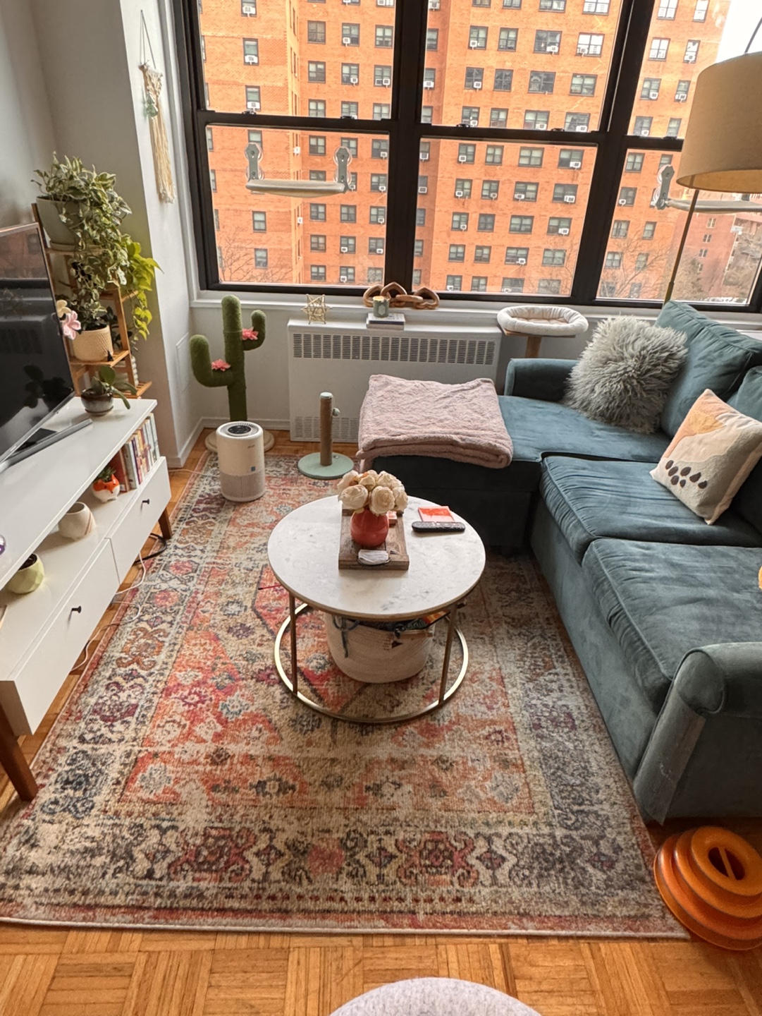 Large Vintage Style Area Rug