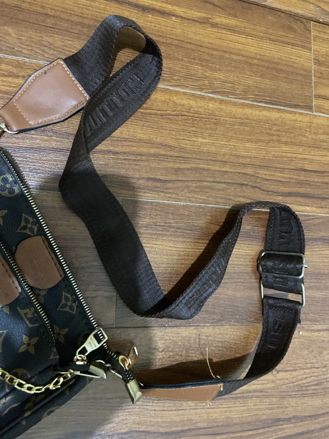 Brown Louis Vuitton Inspired Crossbody Bag - photo 3