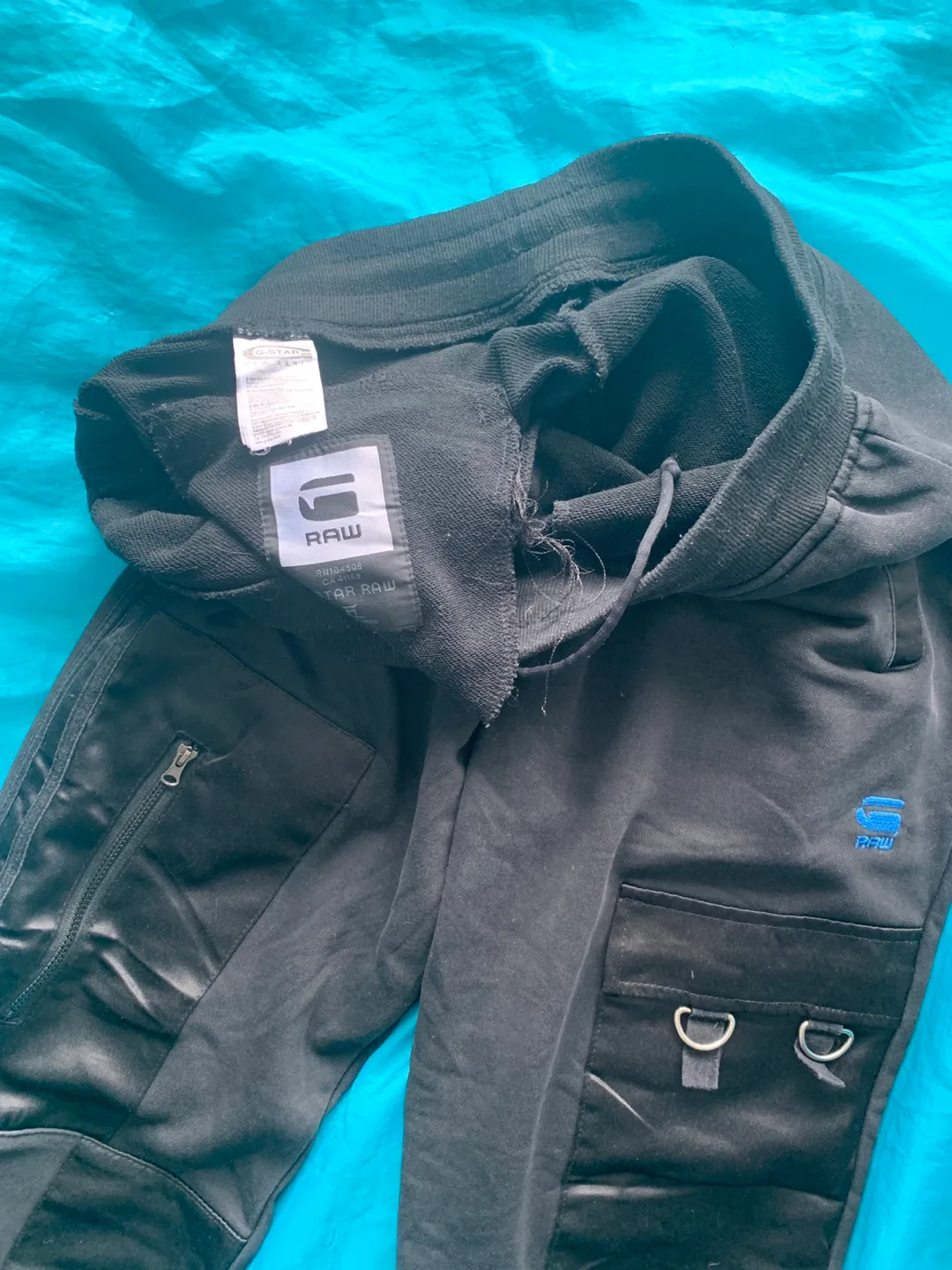 G-Star Raw Men's Black Joggers with Cargo Pockets image indicator(5)