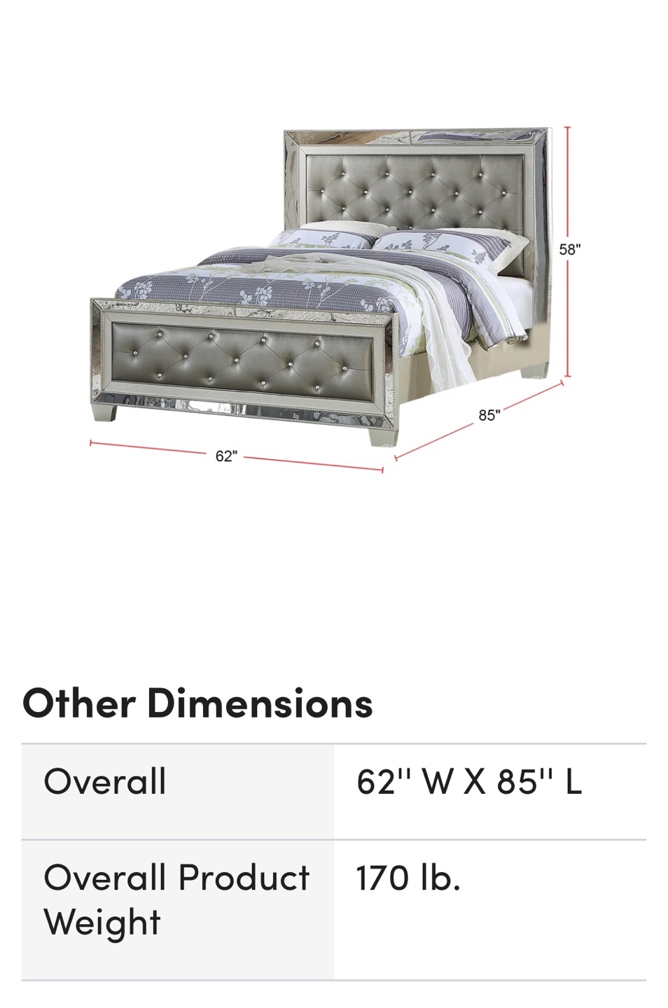 Queen Bed frame - photo 4