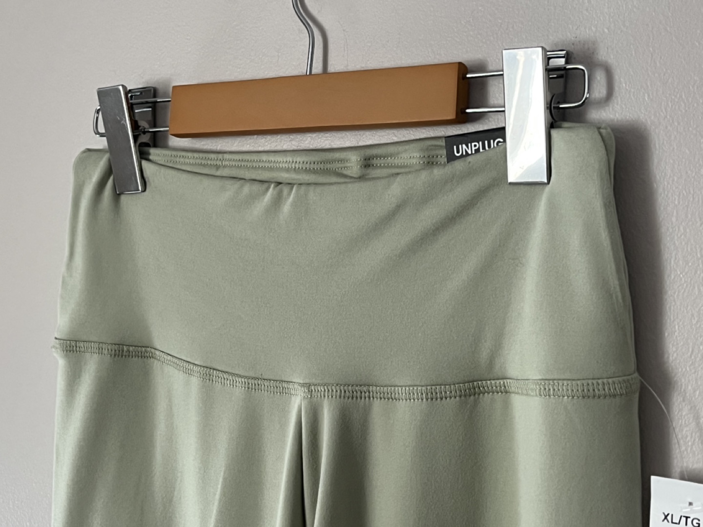 Unplug High-Waisted Leggings - Sage Green - Size XL - photo 2